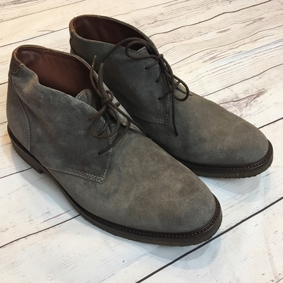 johnston and murphy grey suede